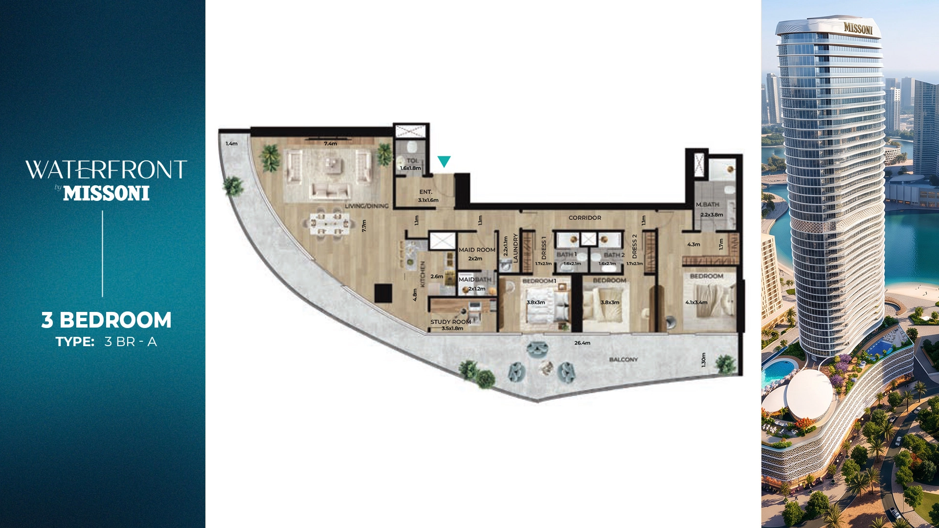 3 BR